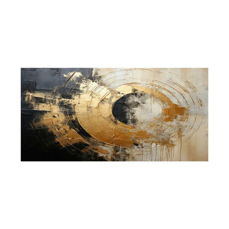 Rustic Ripple Waves Wall Painting media 4