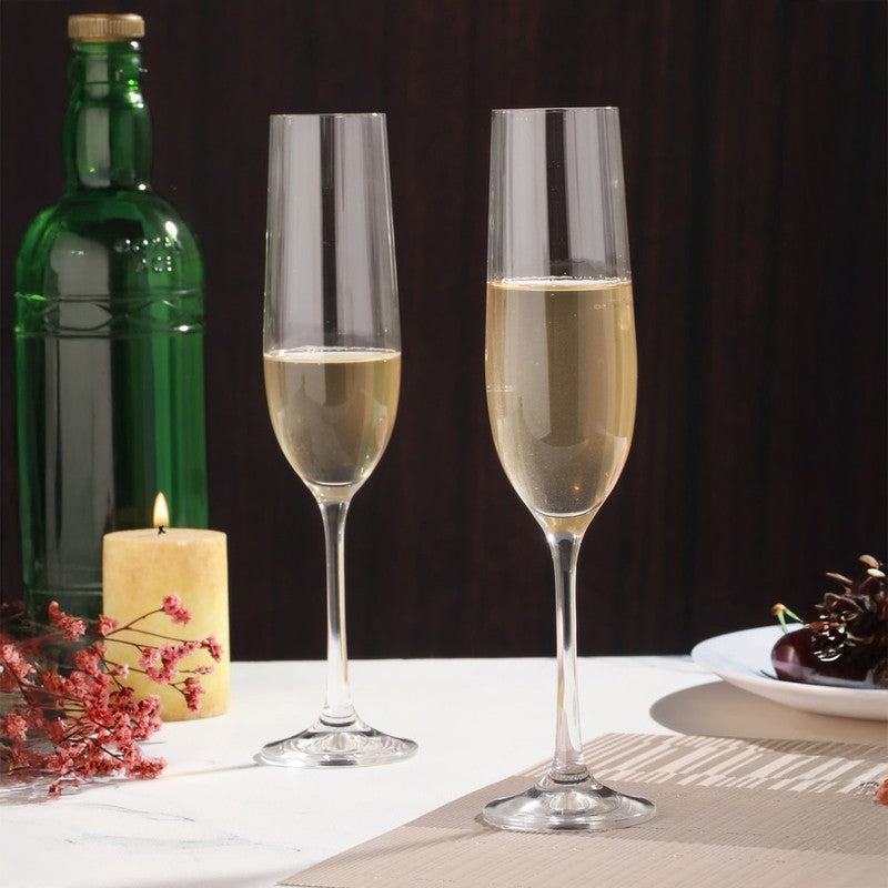 Ferano Champagne Glass(190 mL) - Set Of Two media 3
