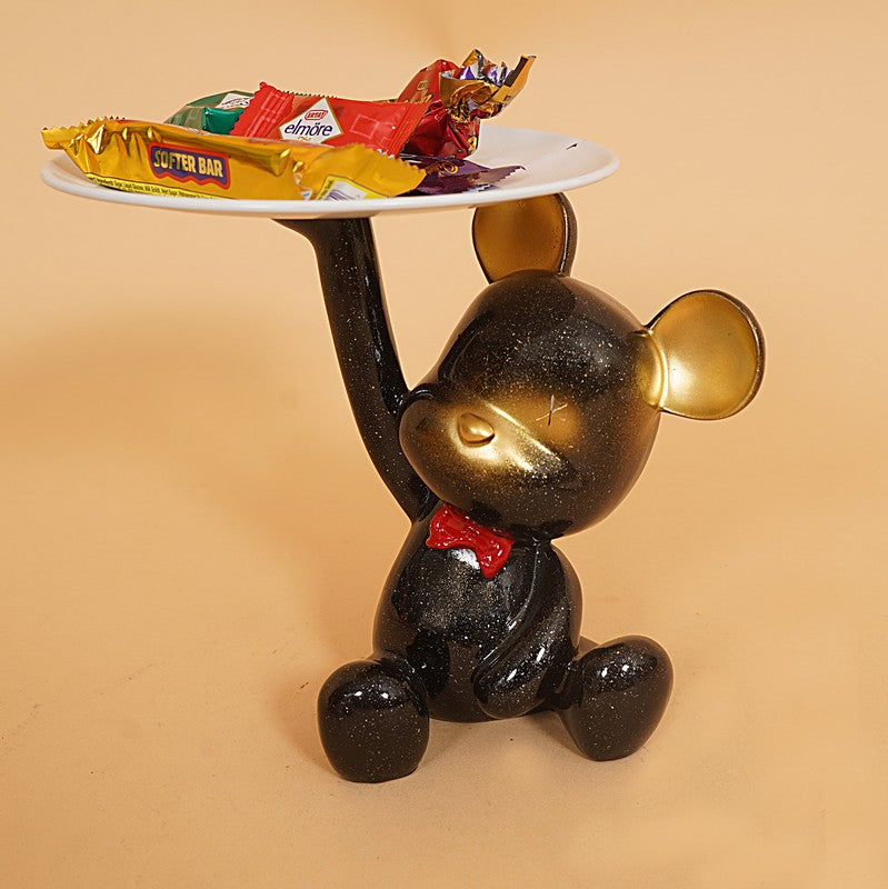 Adorable Black Monkey Holding Tray media 5