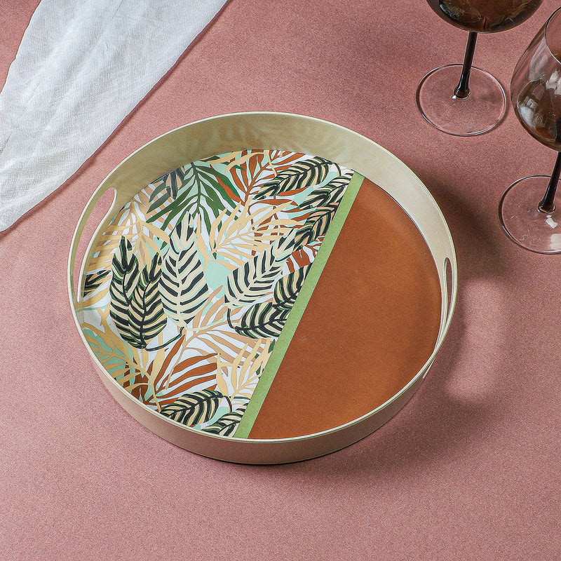 Tender Tropical Round Serving Tray media 5