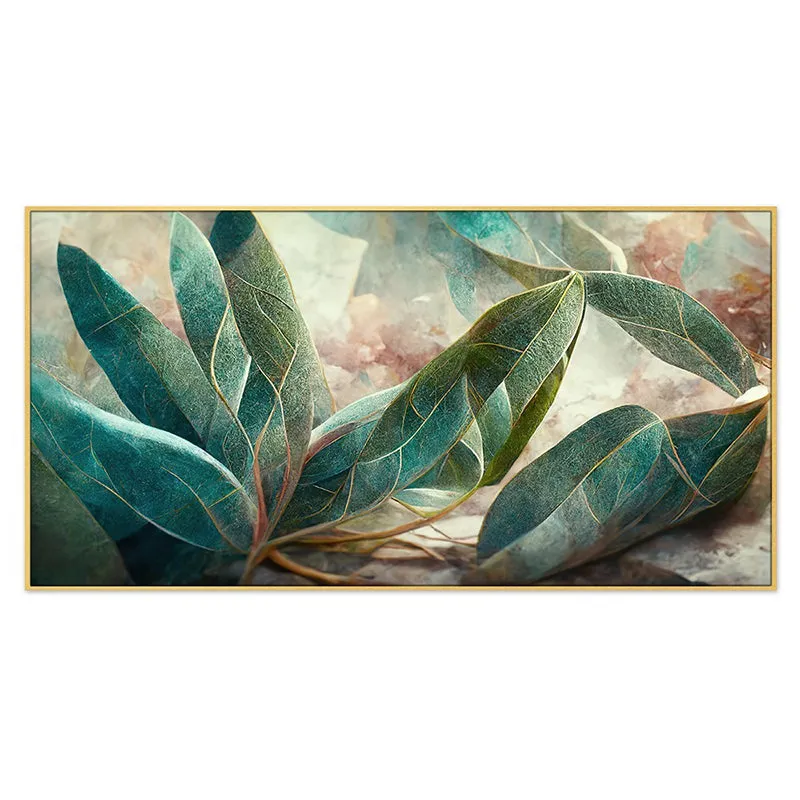 Wisp Of Leaves Canvas Wall Painting media 3