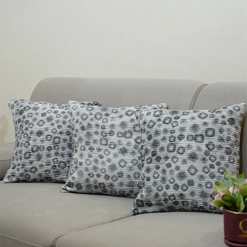 PixelMosaic Cushion Cover (Grey) - Set Of Three media 4