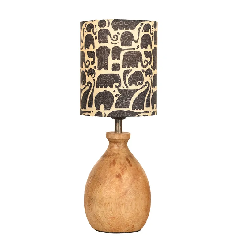 Elephanta Kumbha Fabric Table Lamp media 5