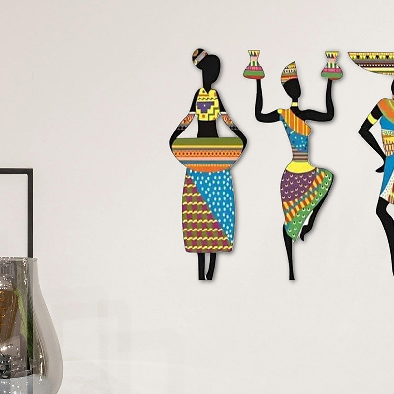 Tribal Twisto MDF Wall Accent - Set Of Four media 5