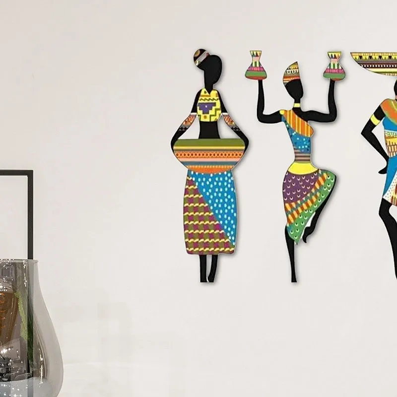 Tribal Twisto MDF Wall Accent - Set Of Four media 5