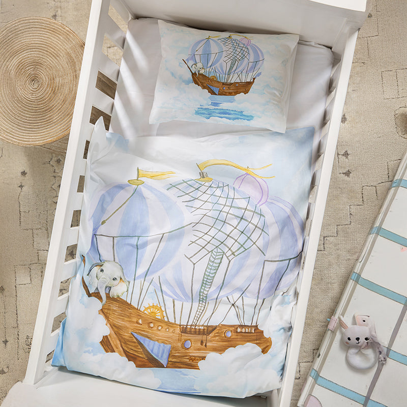 Sail Into Dreams Egyptian Cotton Bedding Set (200 TC) - Three Piece Set