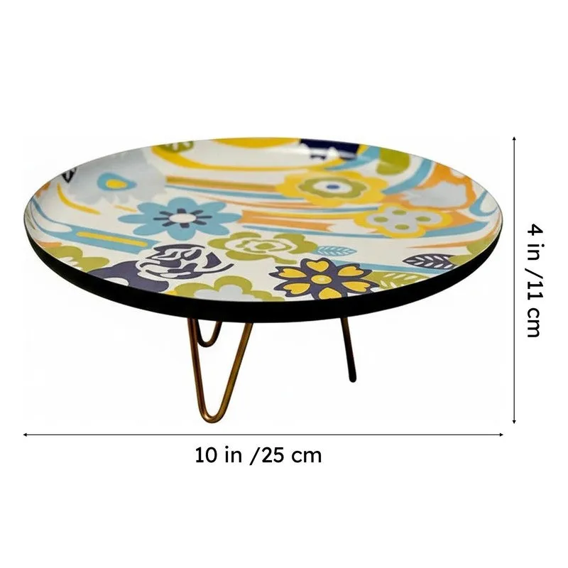Ima Floral Metal Cake Stand media 6