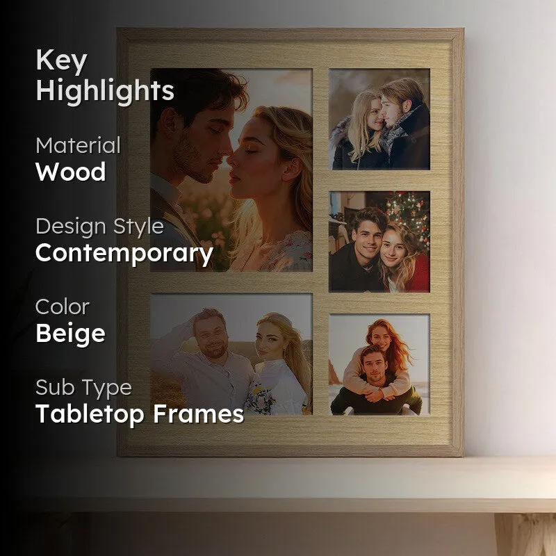 Eterna Collage Photo Frame - Beige media 2