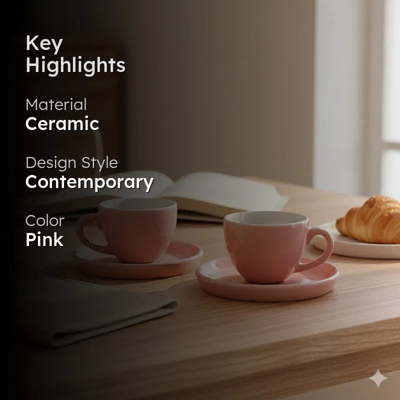 Misty Morn Cup & Saucer (180 Ml) - Four Piece Set media 2