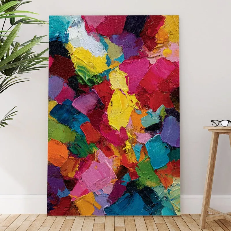 Vivid Chaos Abstract Canvas Wall Art media 6