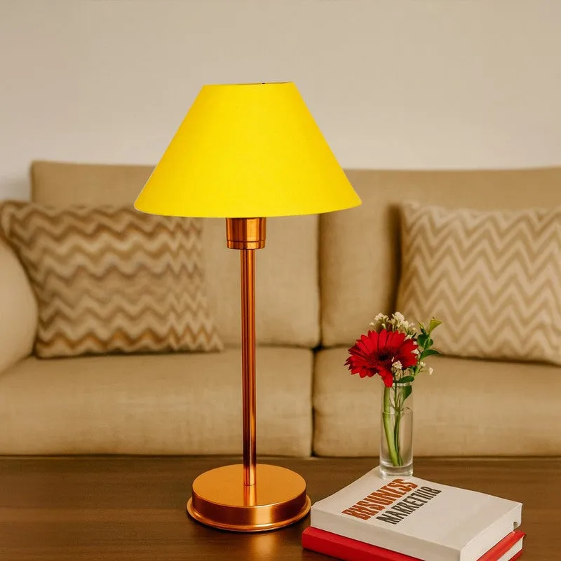 Kavira Rion Metal Table Lamp - Yellow media 4