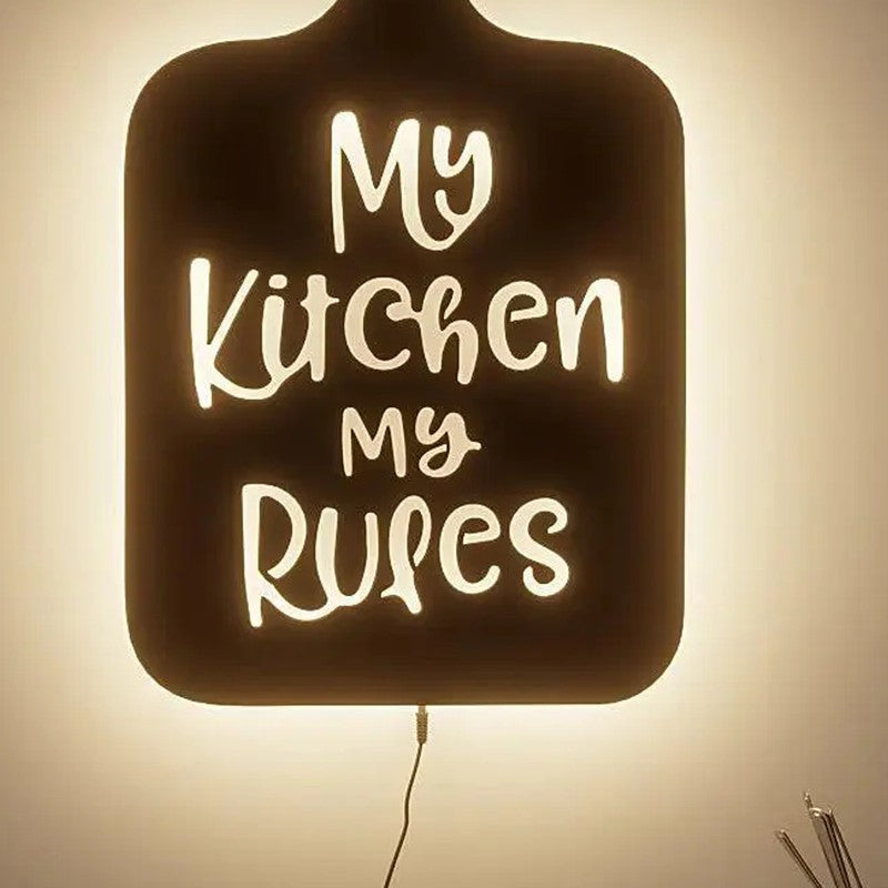 ChopBoard Backlit MDF Wall Accent media 4