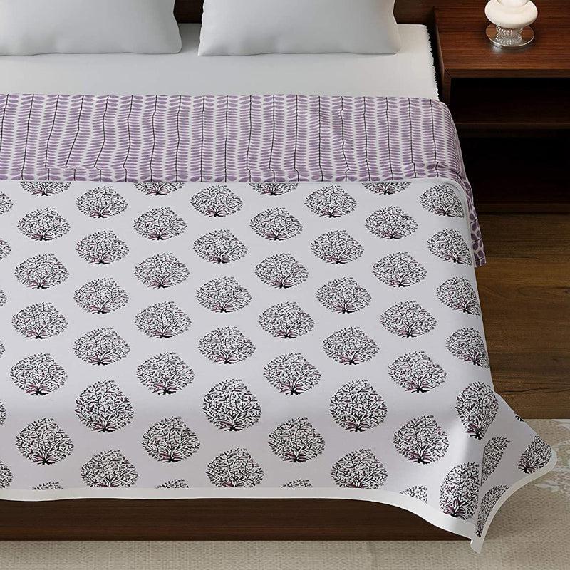 Khusni Ethnic Reversible Cotton Dohar (Pink)  - 180 GSM media 3
