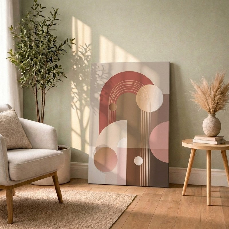 Architect Line Abstract Canvas Wall Art