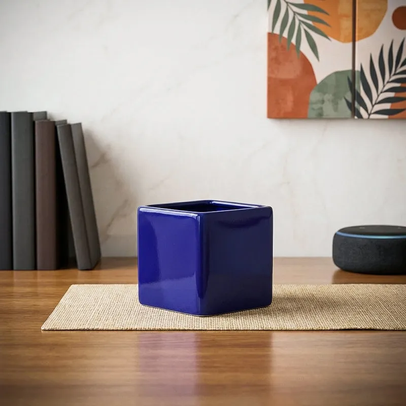 Ugaoo Blue Ceramic Pot media 1