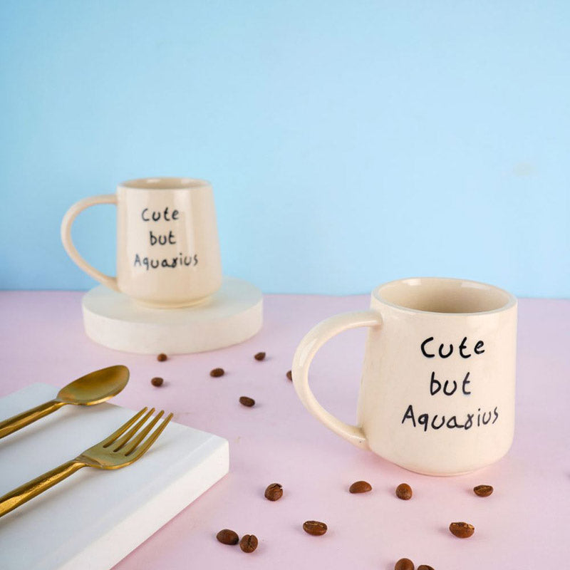 Cute But Aquarius Coffee Mug (250 mL) media 3