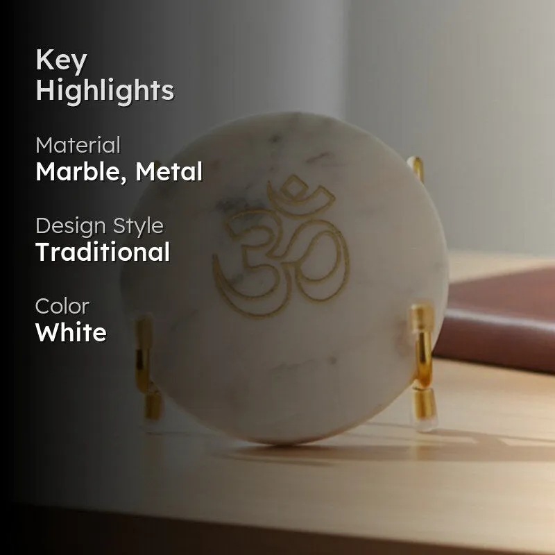 Om Marble Spiritual Religious Accent media 2