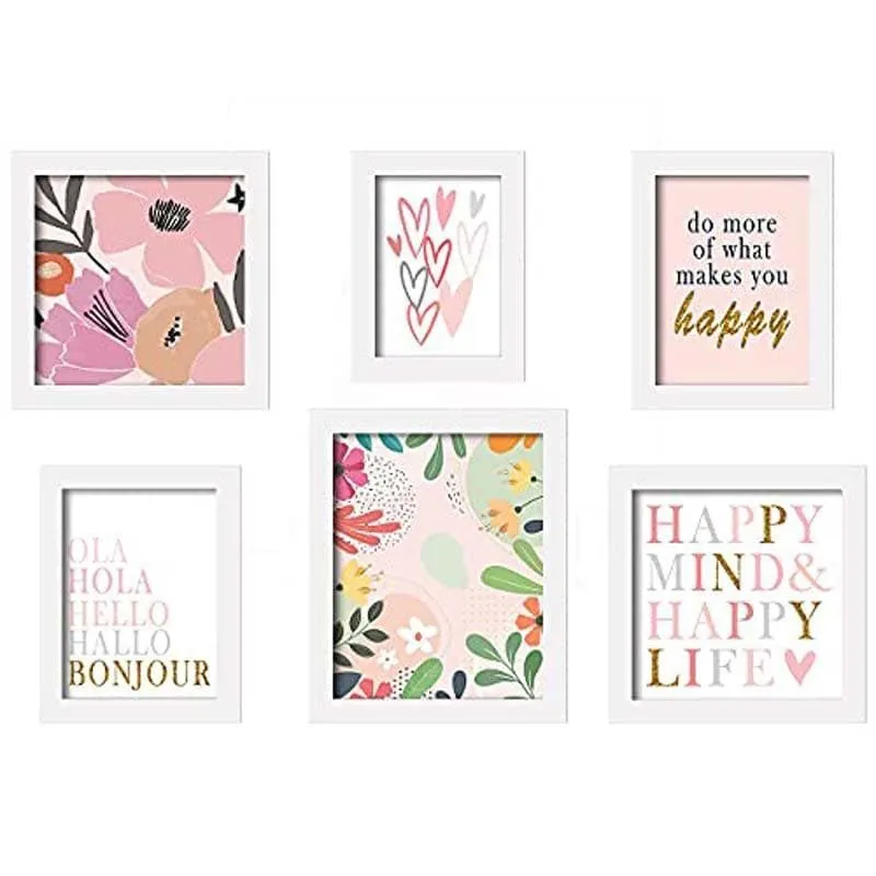 Happy mind Wall Art - Set Of Six media 4