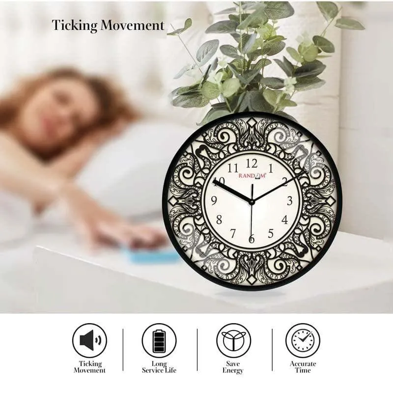Whirl design Wall Clock media 3