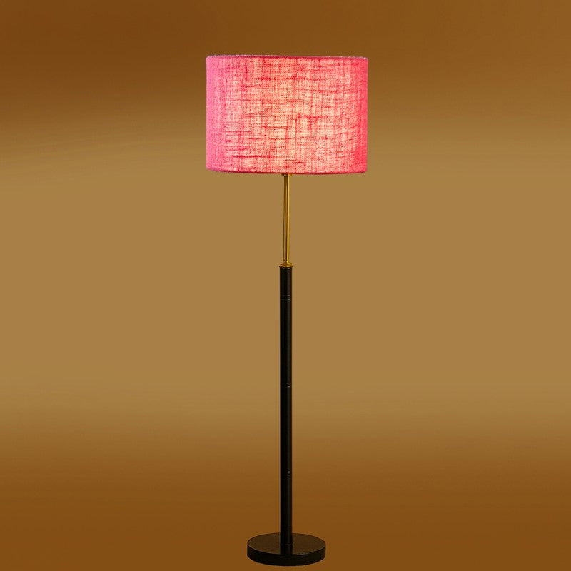 Horizon Curve Wooden Floor Lamp - Pink media 7