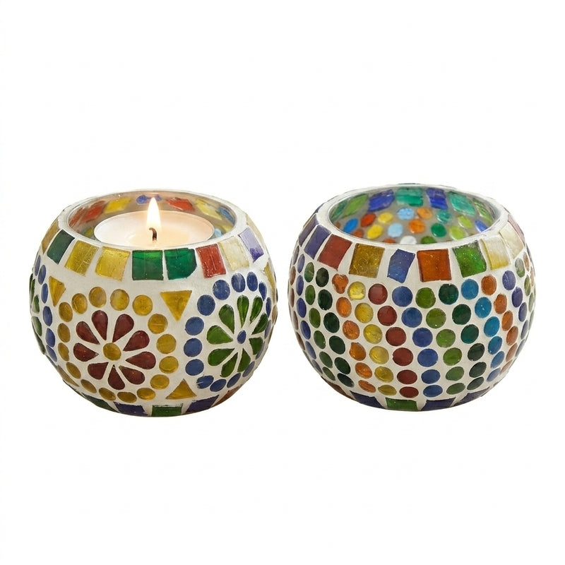 Punarva Tealight Candle Holder - Set Of Two media 5