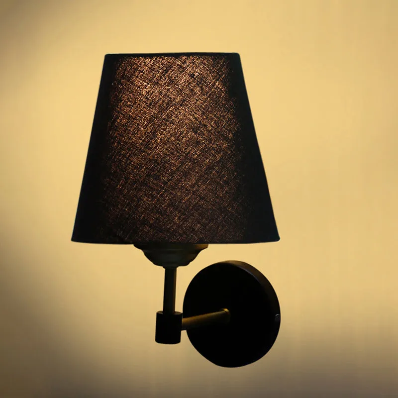 Aquilon Steel & Cotton Wall Lamp - Black media 5