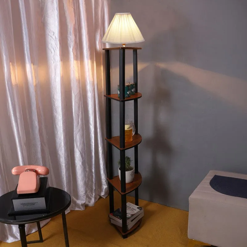 TriSilk Shelf Floral Lamp (OffWhite) media 4