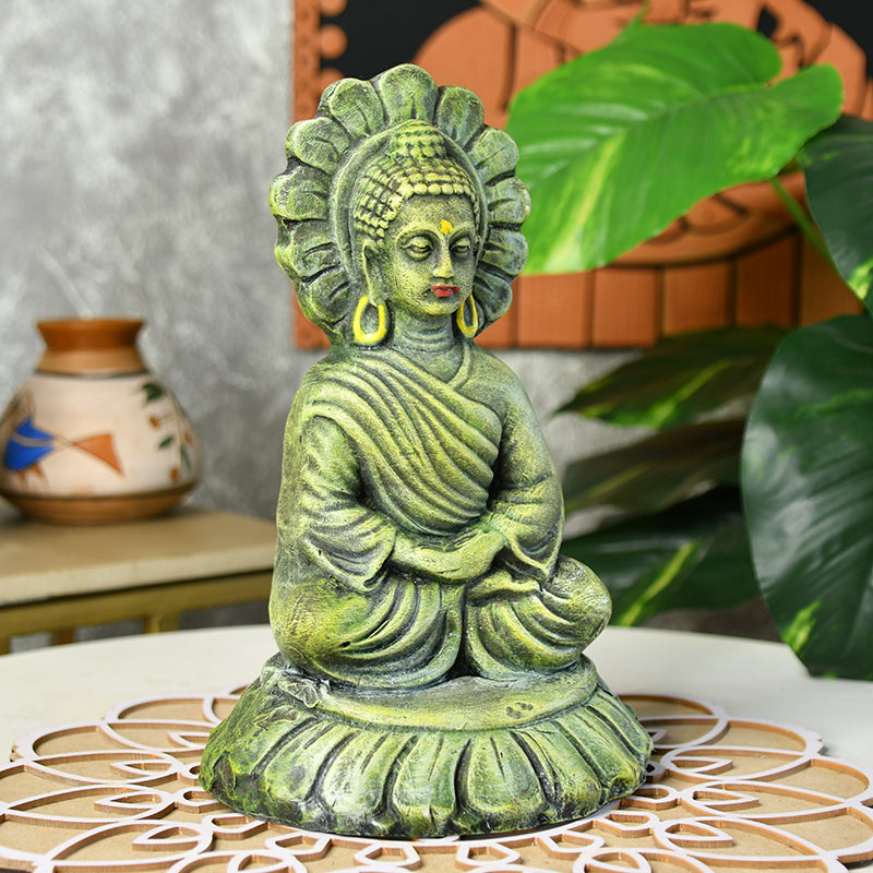 Shanti Buddha Terracotta Idol