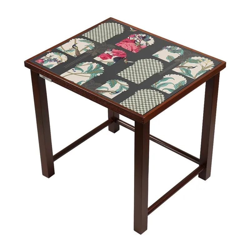 India Circus Teak Wood Signature Nesting Stool - Set Of Three media 4