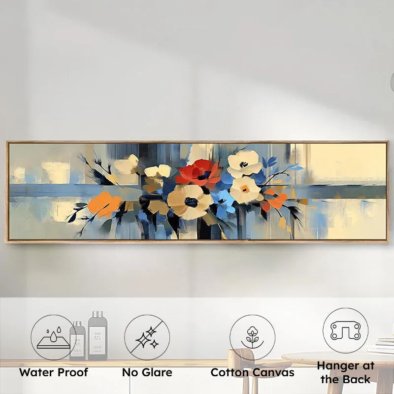 Vibrant Poppies Canvas Wall Art With Frame media 5