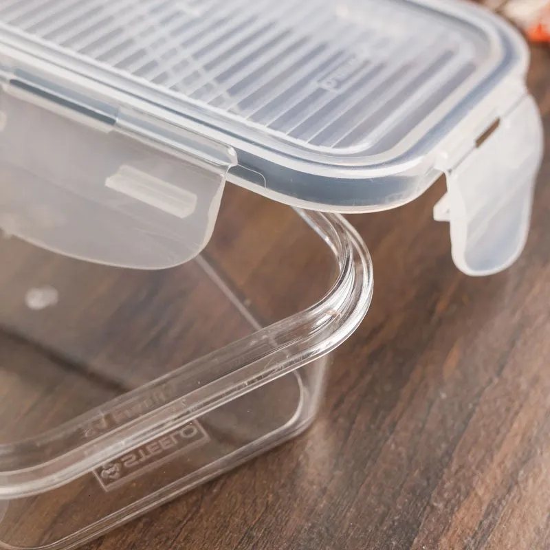 FreshLock Transperant Clear PET Lunch Box (300 mL) - Set Of Four media 6
