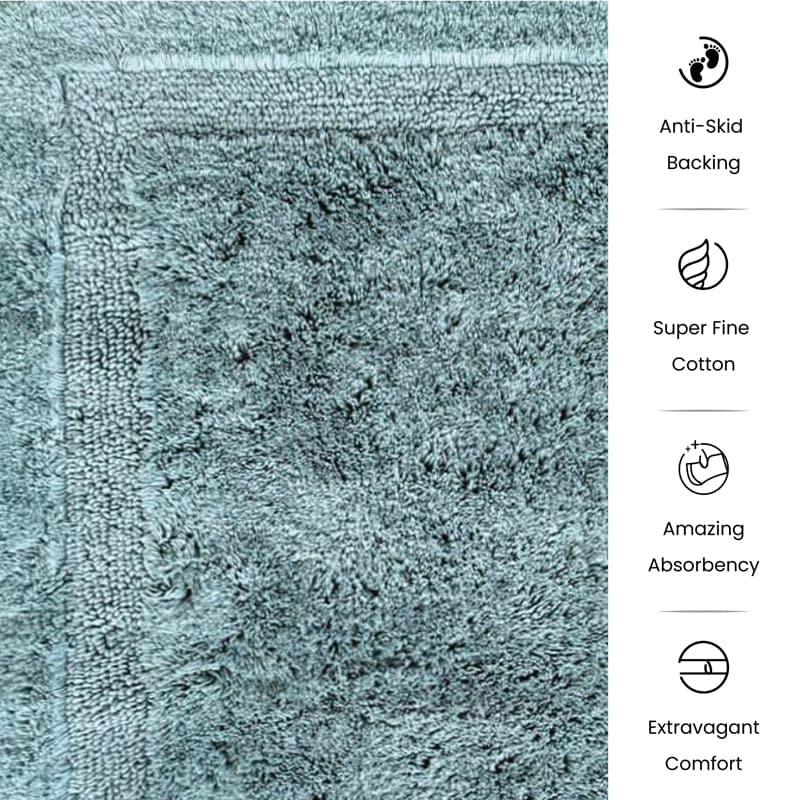 Micro Cotton Harmony Solid Bathmat - Green media 5