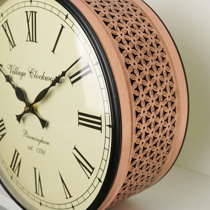 Classic Chrono Iron Wall Clock media 5