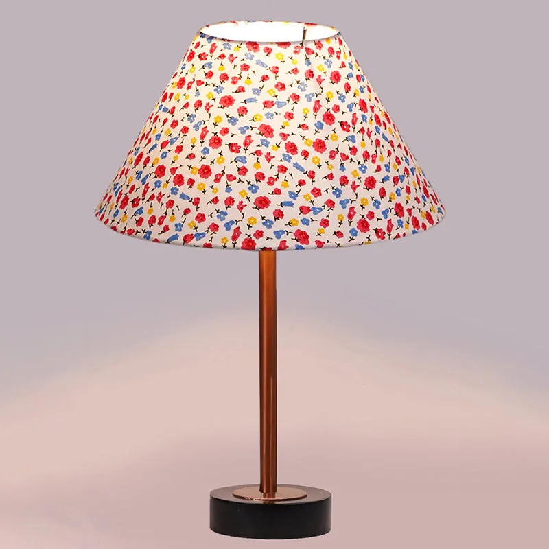 Fleura Conical Wooden Table Lamp - Multicolor media 5
