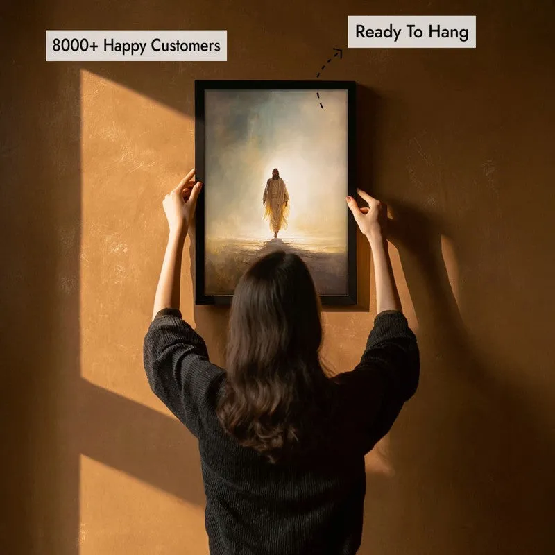 Path of Faith Archival Paper Wall Painting With Black Frame media 5