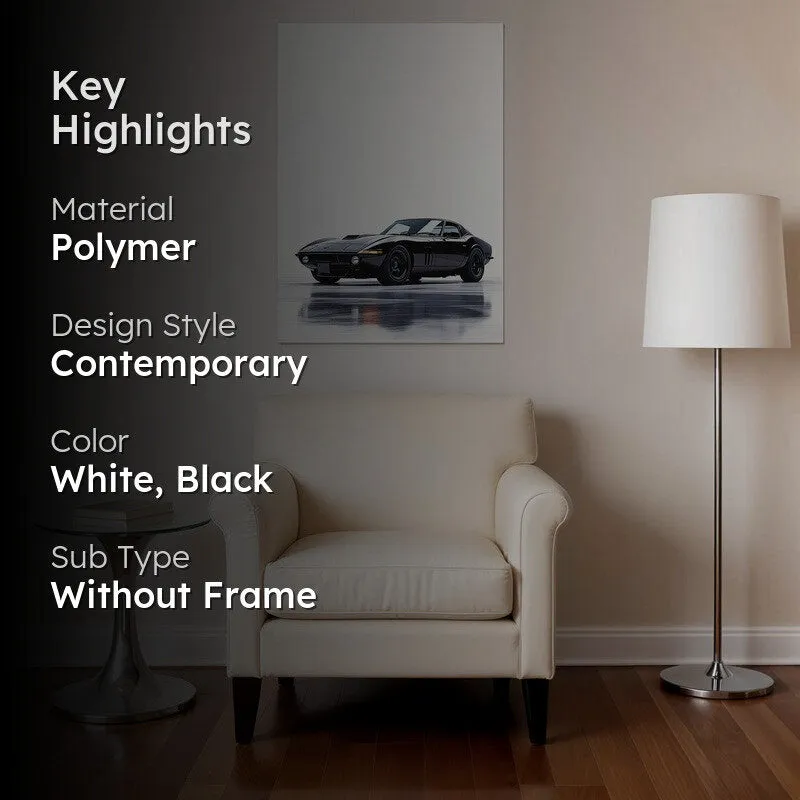 Midnight Racer Wall Poster - Black media 2
