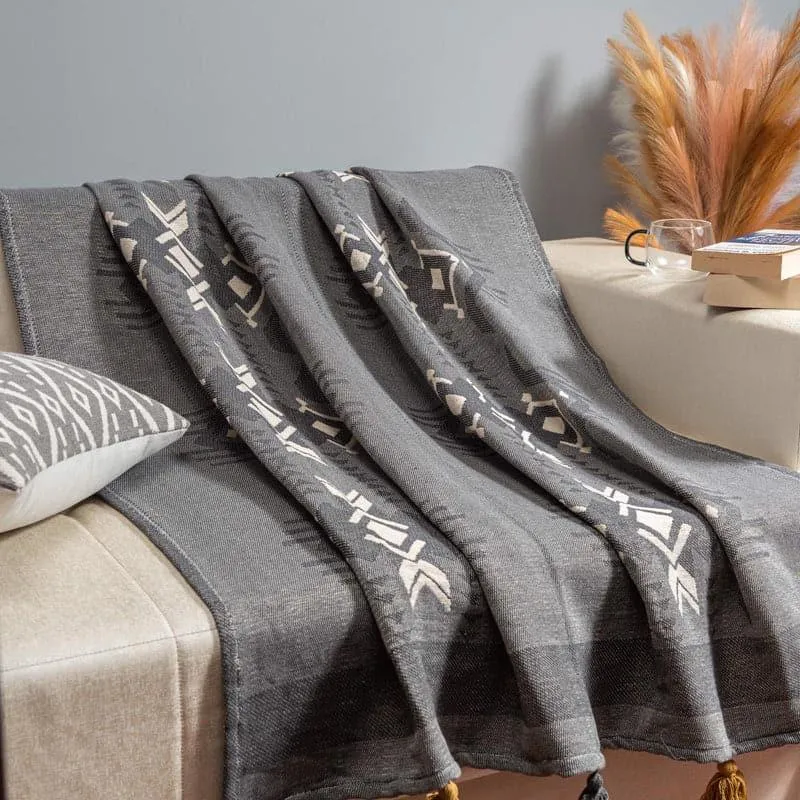 Rossana Abstract Woven Throw media 1