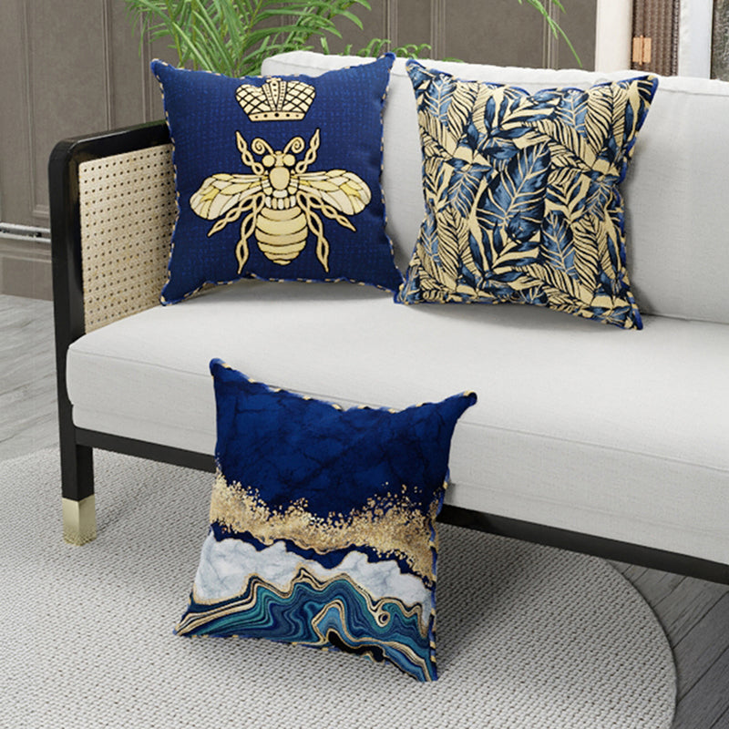 Cheroka Printed Microfiber Cushion Cover - Set Of Three