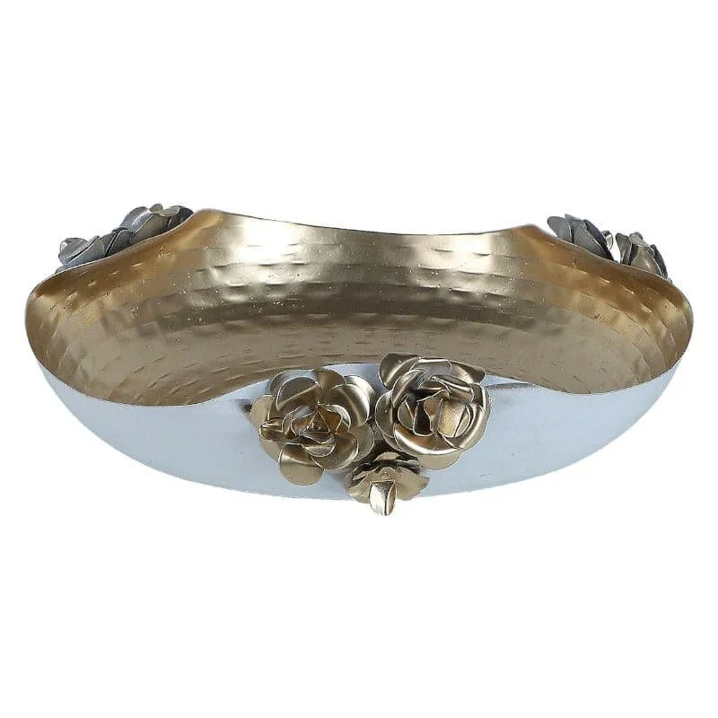 Karthava Ethnic Urli (White) - Set Of Two media 3