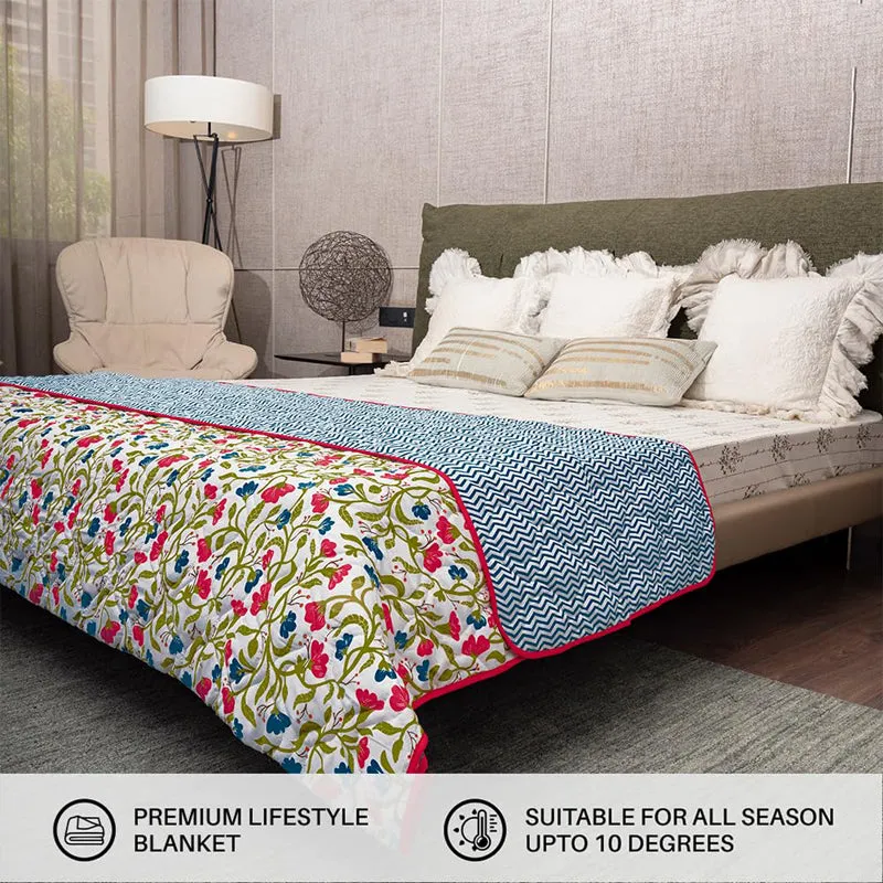 Urban Space Kashmir Reversible Dohar (Pink) - 120 GSM media 4