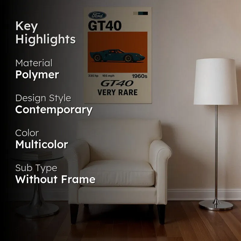 Ford GT40 Legend Wall Poster media 2