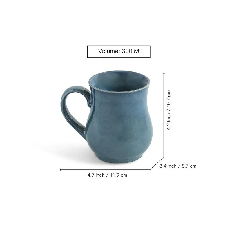 Belly Ceramic Coffee Mug (300 mL Each) - Set Of Two media 7