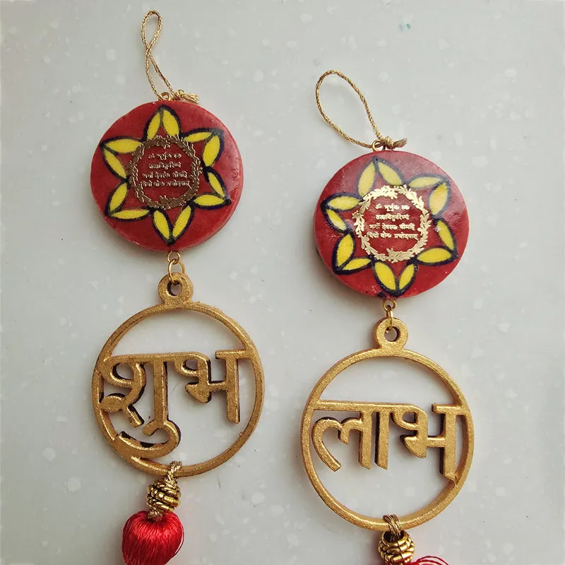 Shubh-Labh II Handcrafted Latkan - Set Of Two media 5