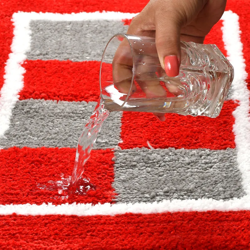 Zerix Cotton Bath Mat - Red media 7