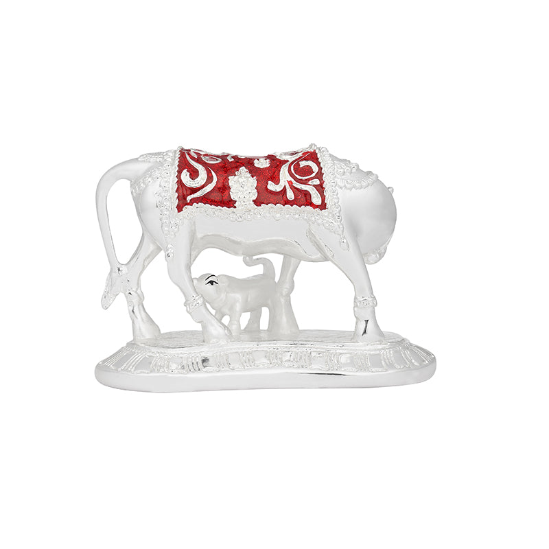 Kamadhenu Polyresin Idol - Silver media 4