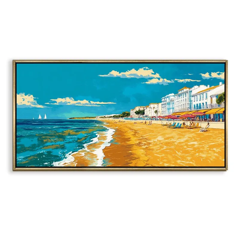 Littoral Canvas Wall Painting With Frame media 3