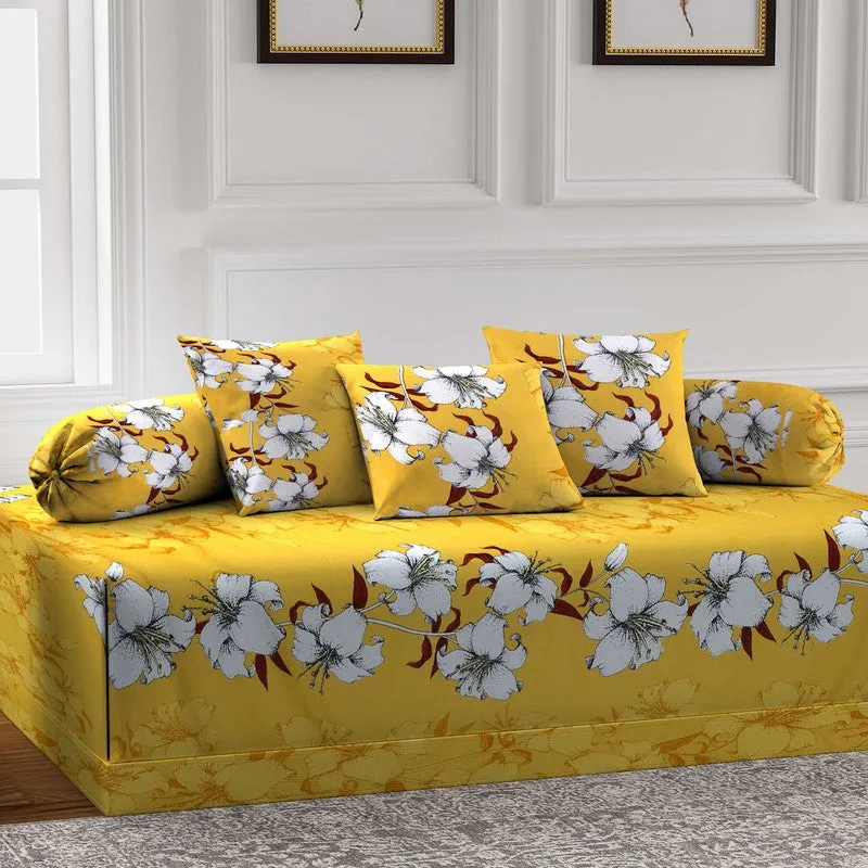 Rosyra Printed Diwan Set - Six Piece Set media 3