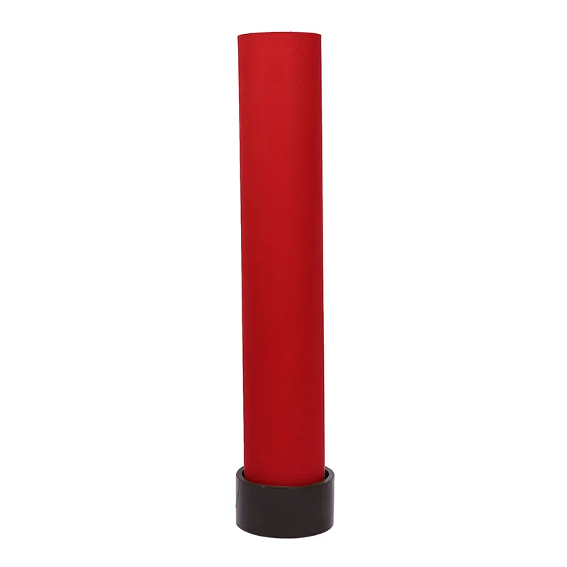 Neila Wooden Tower Floor Lamp - Red media 4