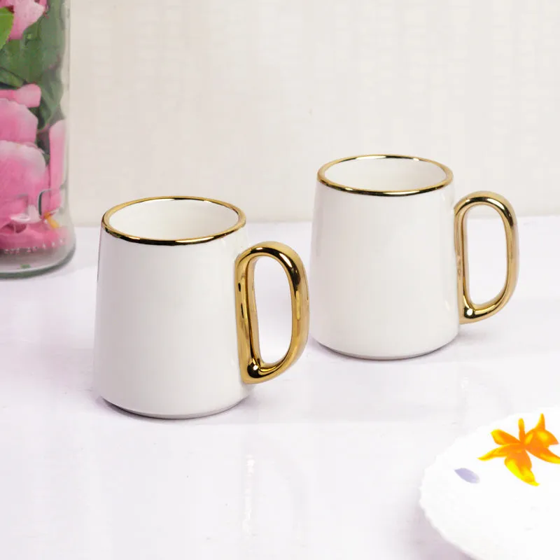 Aurora Porcelain Coffee Mug (380 mL Each) - Set Of Two media 1