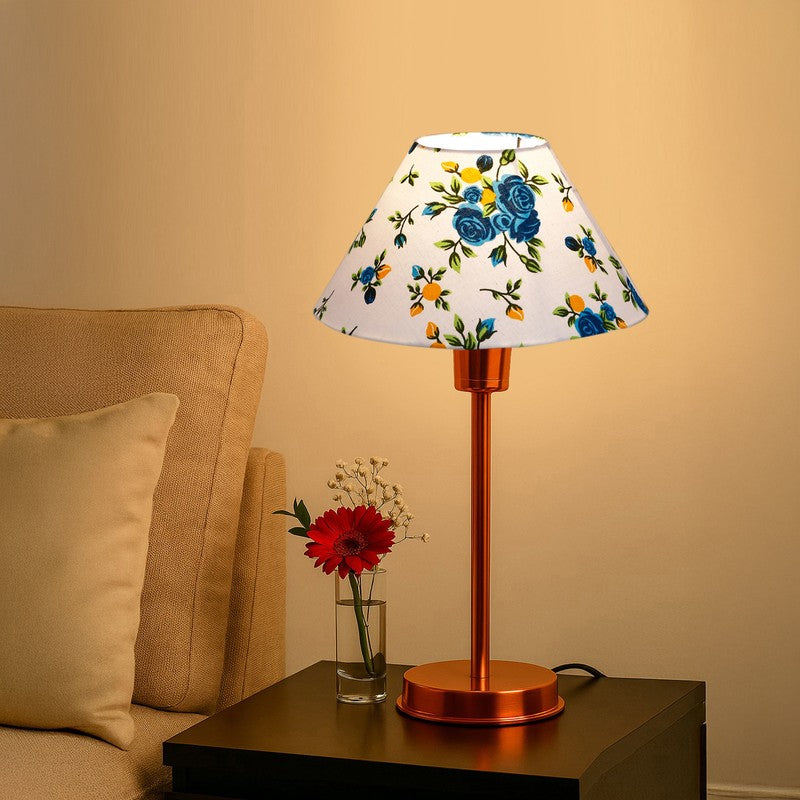 Kavira Elvo Floral Metal Table Lamp - Multicolor media 3